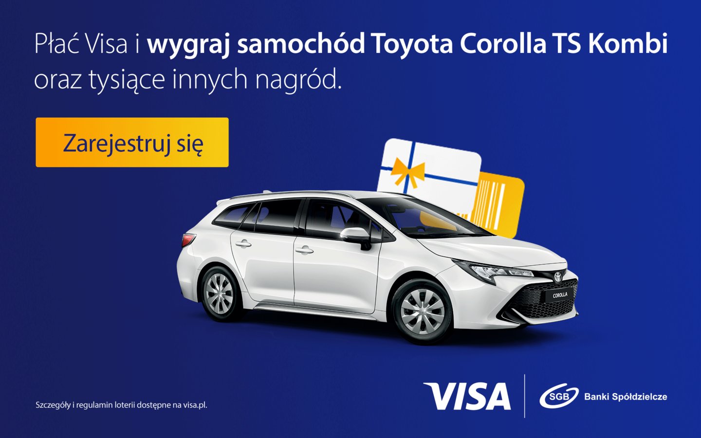 Loteria VISA - Płać kartą Visa i wygraj Toyotę !