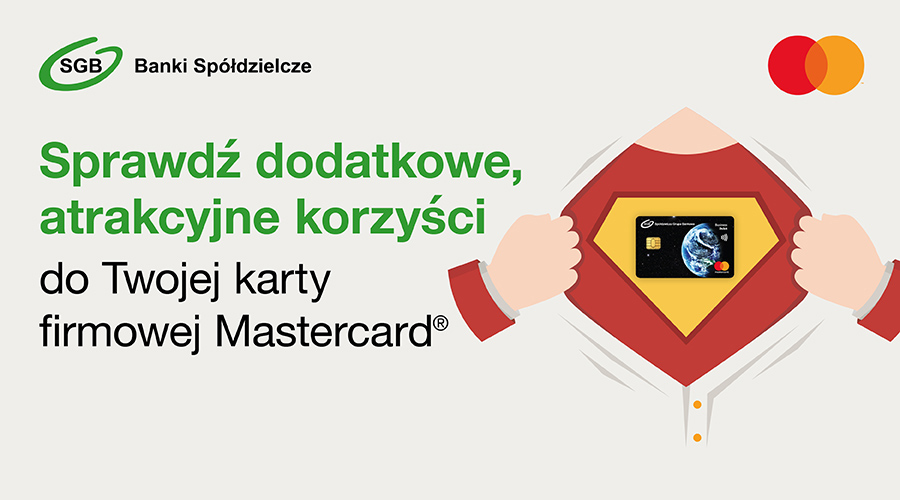 Mastercard dla firm - zyskaj dodatkowe korzyści